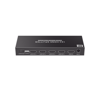 Splitter HDMI 1X4 | Velocidad de trasmisión 48 Gbps| Resolución 8K | Salida de audio| HDCP 2.3