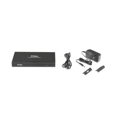 Controlador de VIDEOWALL  de 2 x 2 / Distribuye en 4 pantallas el video de 1 Entrada HDMI  / Resolución 1080p a 60 Hz. / Salida de audio de 3.5mm / Modo pantalla Completa o Modo Clon / Muy Fácil de crear una pared de Video Wall.