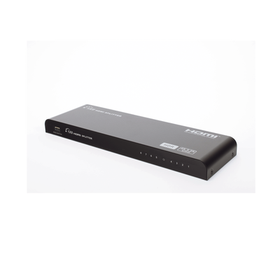 Divisor (Splitter) HDMI 4K de 1 Entrada a 8 Salidas (Simultaneas) / Soporta 4K×2K / Ajuste de resoluciones EDID / HDR / HDMI 2.0 /  HDCP 2.2  / Permite mezclar pantallas en 4K y 1080P