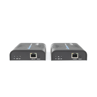 Kit extensor KVM (HDMI y USB) hasta 120 metros / Resolución 1080P @ 60 Hz/ Soporta Cables de red STP y UTP CAT5/5E/6 /  HDMI 1.3 / HDCP 1.2 / PCM / Transmite el Video, Mouse, Teclado y Controla tu DVR vía USB a distancia