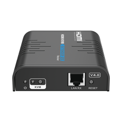 Receptor Compatible para Kits TT373KVM4.0 / Resolución 1080P @ 60 Hz/ Soporta STP y UTP CAT6 / Control IR / Compatible con Switch Gigabit para control KVM múltiple.
