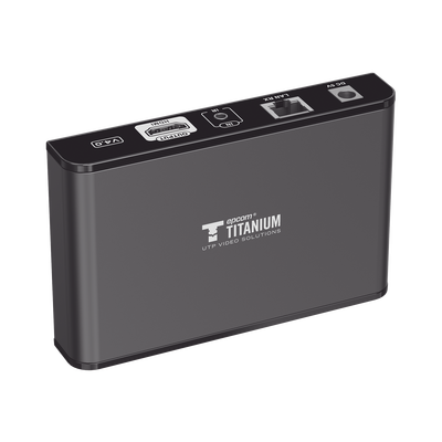 Receptor Compatible para Kits TT-383PRO4.0 / Resolución 1080P@60Hz / Cat 5e/6 / Distancia de 120 m / Control IR / Protocolo HDbitT / Compatible con Switch Gigabit.