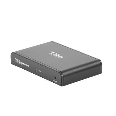 Receptor Compatible para Kits TT-383PRO4.0 / Resolución 1080P@60Hz / Cat 5e/6 / Distancia de 120 m / Control IR / Protocolo HDbitT / Compatible con Switch Gigabit.