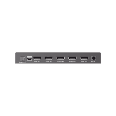 Switch Conmutador  HDMI 4X1 | 4 Entradas 1 Salida | Velocidad de trasmisión 48 Gbps | Resolución 8K | Salida de audio | HDCP 2.3.