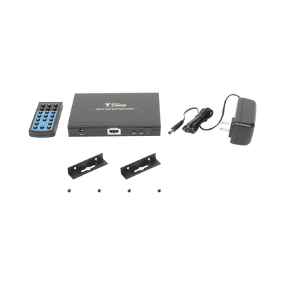 MATRICIAL DE VIDEO HDMI 4X1 (Divisor) / 4 Entradas a 1 Salida HDMI /  1080p @ 60Hz / Diferentes modos de Display / Pantalla completa, Modo Dual, Modo Quad / Conmutación por Botón o Control Remoto / Botón de Control de audio.