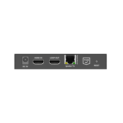 KIT EXTENSOR HDMI 4K@60HZ sobre IP GIGABIT / IPCOLOR / 100m en Conexión Uno a Uno /  Salida Loop / IR Bi-Direccional / RS232 / ARC / CERO LATENCIA / Soporta conexión Uno a Muchos/Switch en Cascada