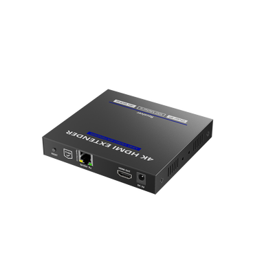 Receptor Compatible para Kits TT592 / Resolución 4K@60Hz / Cat 5e/6 / Distancia de 100 m / IPCOLOR / Control IR /  Cero Latencia / Compatible con Switch Gigabit.
