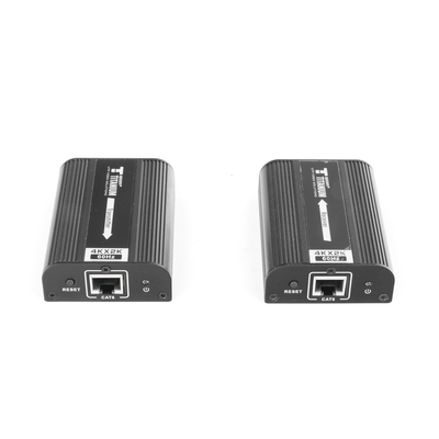 Kit Extensor HDMI para distancias de 30 metros / Resolución 4K x 2K@ 30 Hz/ Cat 6, 6a y 7 / HDCP2.2 / HDMI 2.0  / Soporta PCM, HDbitT / Soporta control remoto del equipo fuente.