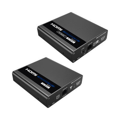 Kit Extensor HDMI hasta 700 metros con Conexión en Cascada / 4K @ 60 Hz/ 70 metros PTP con Cat 6, 6a y 7 / IPCOLOR / CERO LATENCIA / SIN COMPRIMIR / Salida Loop / IR bidireccional / Puerto S/PDIF / Soporta ARC / Soporta 10 TT-676-Rx.