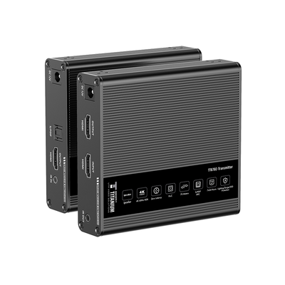 Kit Extensor HDMI para distancias de 70 metros / Resolución 4K x 2K@ 60 Hz/ Cat 6, 6a y 7 / IPCOLOR / CERO LATENCIA / SIN COMPRIMIR / Uso 24/7 / Puerto S/PDIF / Salida Loop / Alimente solo el Tx (PoC) / Control IR.