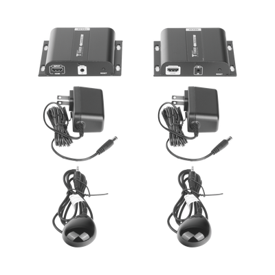 Kit Extensor HDMI para distancias de 120 metros / Resolución 4K @ 30Hz / Cat 6 / Soporta conexión Uno a Uno y Uno a Muchos / Soporta hasta 253 Rx / Baja Latencia / Uso 24/7 / Soporta HDbitT / Compatible con Switch Gigabit