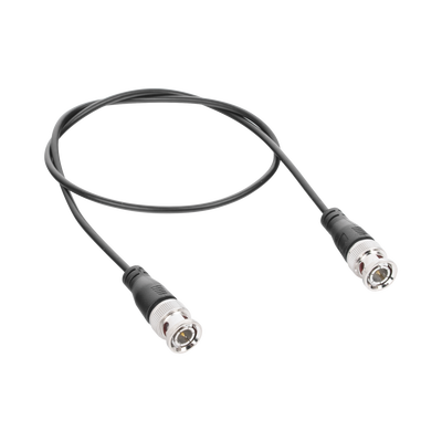 Cable Coaxial Armado con Conector BNC (Video) / Longitud de 0.6 mts / Optimizado para Cámaras 4K / Uso en Interior.