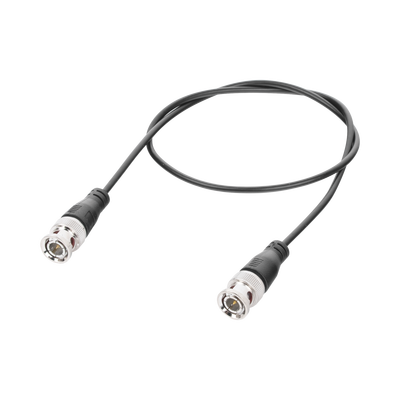 Cable Coaxial Armado con Conector BNC (Video) / Longitud de 2.2 mts / Optimizado para Cámaras 4K / Uso en Interior.