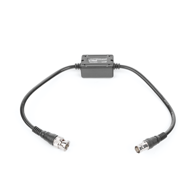 AISLADOR DE TIERRA por BNC / ELIMINE eficazmente los problemas en el video como el RUIDO, DIAFONIA, INDUCCIÓN e INTERFERENCIAS causadas por los lazos de tierra. Compatible con cámaras HD-TVI/CVI/AHD/CVBS de hasta 2 MP.