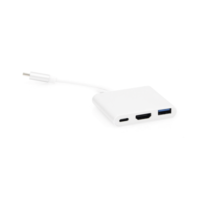 Adaptador Multipuerto USB-C 3.1 A HDMI 4K / USB 3.0 / USB – C /  Alta Velocidad de Transmisión de Datos / Admite Carga Rápida (PD) en el Puerto USB – C