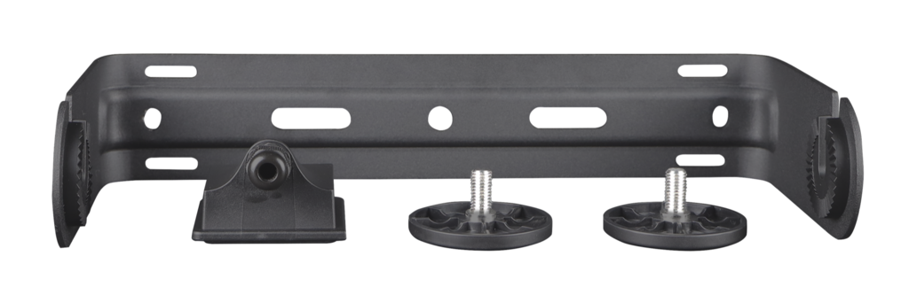 BIAMP Desono EX-S6-UB-B Altavoz coaxial de 6,5 pulgadas, para montaje en superficie, para interior/exterior, color negro; funcionamiento a 8 ohmios o 70 V/100 V; incluye soporte en U de indexación y cubierta protectora contra la intemperie.