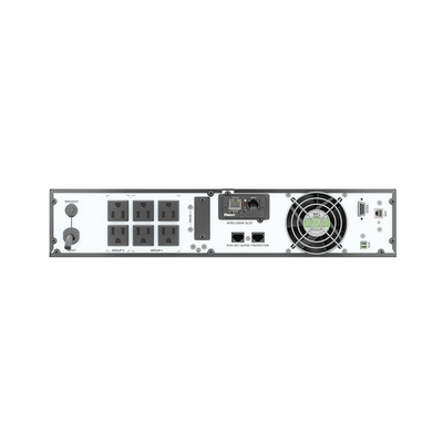 UPS SmartZone de 1000 VA/1000 W, Online Doble Conversión, Entrada 120 Vca NEMA 5-15P, Onda Senoidal Pura, 2 UR, Con 6 Tomas NEMA 5-15R, Incluye Tarjeta de Red y Kit de Rieles