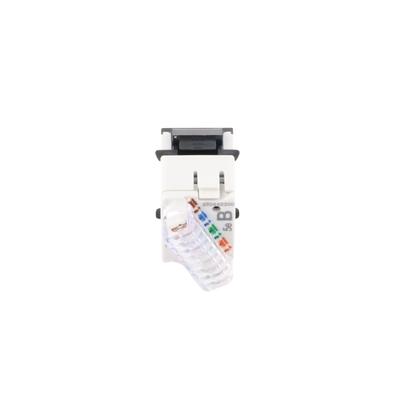 Jack UltraMAX Cat5e, UTP, Tipo Keystone, Color Negro, Punch Down