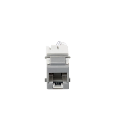 Jack UltraMAX Cat5e, UTP, Tipo Keystone, Color Gris, Punch Down