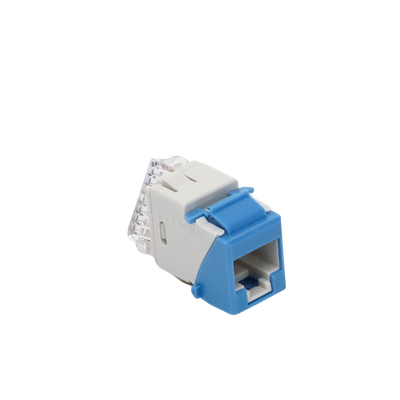 Jack UltraMAX Cat5e, UTP, Tipo Keystone, Color Azul, Punch Down