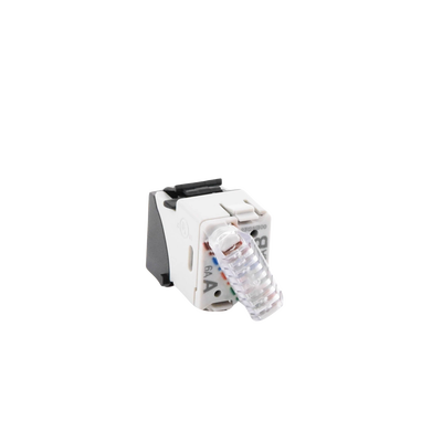 Jack UltraMAX Cat6A, UTP, Tipo Keystone, Color Negro, Punch Down