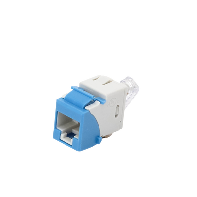 Jack UltraMAX Cat6A, UTP, Tipo Keystone, Color Azul, Punch Down