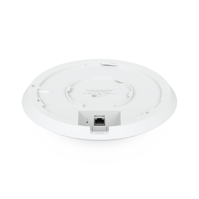 Punto de Acceso UniFi WiFi 6E Enterprise, alta densidad, hasta 600 usuarios, Mu-MIMO 4x4, bandas 2.4/5/6 Ghz, (1) puerto RJ45 2.5G (POE+ no incluido)