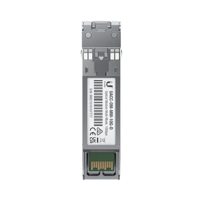 UFiber Módulo SFP+ 10G, transceptor MiniGibic MultiModo 10 Gbps, distancia 300m, conectores LC, paquete de 2 piezas