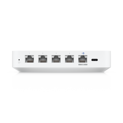 UCG Ultra Cloud Gateway Compacto con Soporte para  hasta 30+ Dispositivos UniFi, 300+ Clientes, Enrutamiento IDS/IPS de 1 Gbps y Balanceo Multi-WAN