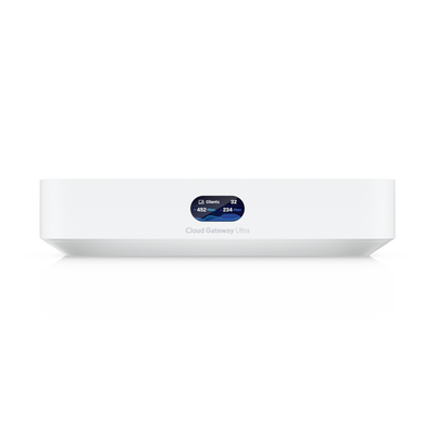 UCG Ultra Cloud Gateway Compacto con Soporte para  hasta 30+ Dispositivos UniFi, 300+ Clientes, Enrutamiento IDS/IPS de 1 Gbps y Balanceo Multi-WAN