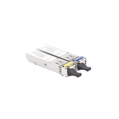 UFiber Módulo SFP, transceptor MiniGibic MonoModo 1.25 Gbps, distancia 3km, un conector LC, incluye 2 tranceptores