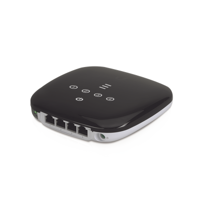 UFiber WiFi 802.11n GPON ONU, Unidad de red óptica con 1 puerto WAN GPON (SC/APC) + 4 puertos LAN Gigabit Ethernet