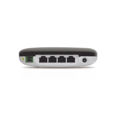 UFiber WiFi 802.11n GPON ONU, Unidad de red óptica con 1 puerto WAN GPON (SC/APC) + 4 puertos LAN Gigabit Ethernet