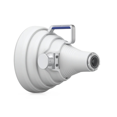 Antena Sectorial 30° tipo Horn para Multipunto, 19.5 dBi. Rango extendido 5.15 - 6.875 GHz. Alto aislamiento al ruido. Compatible solo con AF5XHD, RP5ACGEN2 y LTURocket