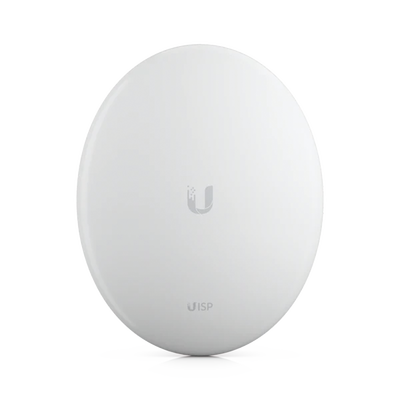 Antena Sectorial 30° tipo Horn para Multipunto, 19.5 dBi. Rango extendido 5.15 - 6.875 GHz. Alto aislamiento al ruido. Compatible solo con AF5XHD, RP5ACGEN2 y LTURocket