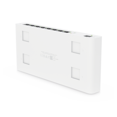 UISP Switch Gigabit PoE Pasivo de Capa 2 con 8 Puertos para Implementaciones MicroPoP