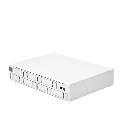 NVR PRO UniFi Protect, con bahía  para 7 discos duros, almacena hasta 20 cámaras 4k o 60 cámaras 1080p, pantalla táctil