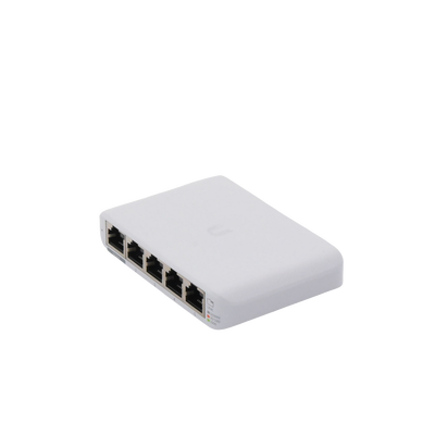 Switch UniFi Administrable Compacto de 5 Puertos 10/100/1000 Mbps, soporta entrada de PoE 802.3af/at