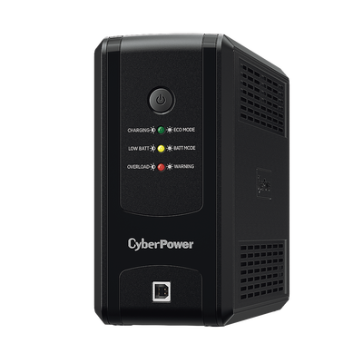 UPS de 1000 VA/500 W, Topología Línea Interactiva, Entrada 120 Vca  NEMA 5-15P, y 8 Salidas NEMA 5-15R, Puerto USB, Con Regulador de Voltaje (AVR)