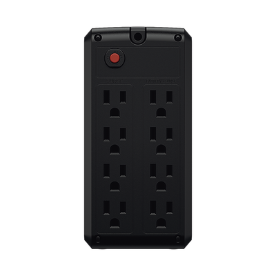 UPS de 550 VA/275 W, Topología Línea Interactiva, Entrada 120 Vca NEMA 5-15P, y 8 Salidas NEMA 5-15R, Puerto USB, Con Regulador de Voltaje (AVR)