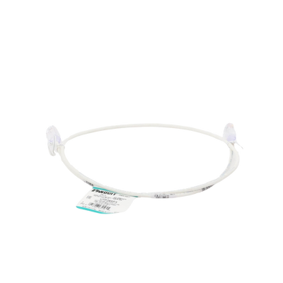 Cable de Parcheo TX6, UTP Cat6, Diámetro Reducido (28AWG), Color Blanco Mate, 3ft