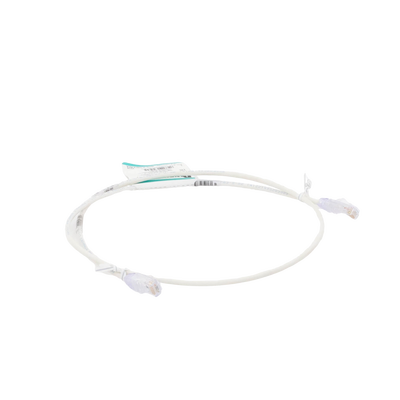 Cable de Parcheo TX6, UTP Cat6, Diámetro Reducido (28AWG), Color Blanco Mate, 3ft