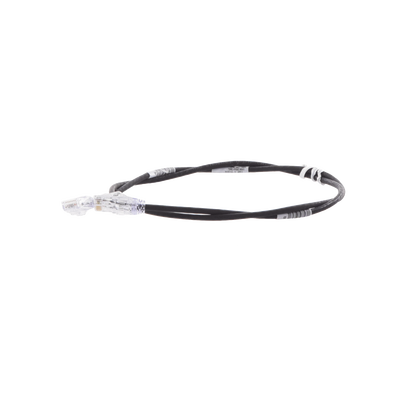 Cable de Parcheo TX6, UTP Cat6, Diámetro Reducido (28AWG), Color Negro, 3ft