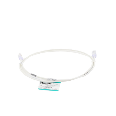 Cable de Parcheo TX6, UTP Cat6, Diámetro Reducido (28AWG), Color Blanco Mate, 5ft