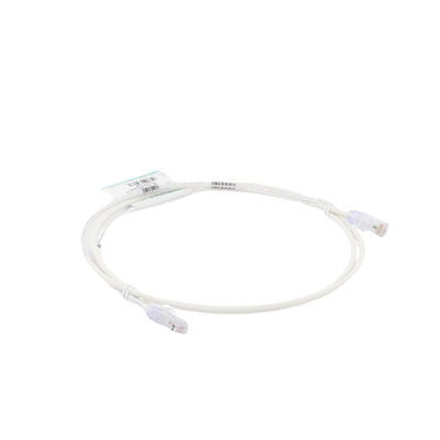 Cable de Parcheo TX6, UTP Cat6, Diámetro Reducido (28AWG), Color Blanco Mate, 5ft
