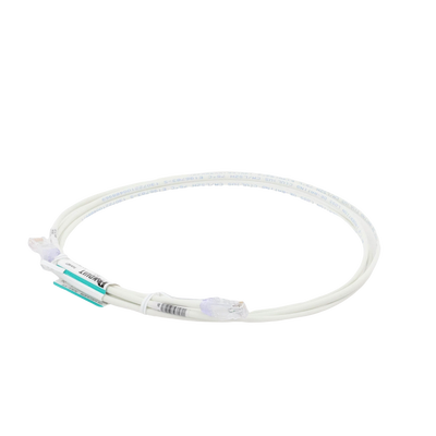 Cable de Parcheo TX6, UTP Cat6, Diámetro Reducido (28AWG), Color Blanco Mate, 7ft