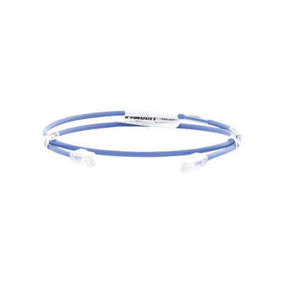 Cable de Parcheo UTP Cat6A, CM/LSZH, Diámetro Reducido (28AWG), Color Azul, 3ft