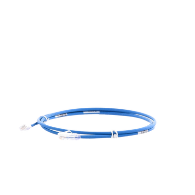 Cable de Parcheo UTP Cat6A, CM/LSZH, Diámetro Reducido (28AWG), Color Azul, 5ft