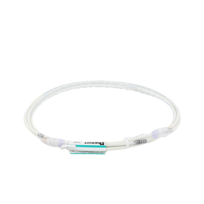 Cable de Parcheo UTP Cat6A, CM/LSZH, Diámetro Reducido (28AWG), Color Blanco Mate, 7ft