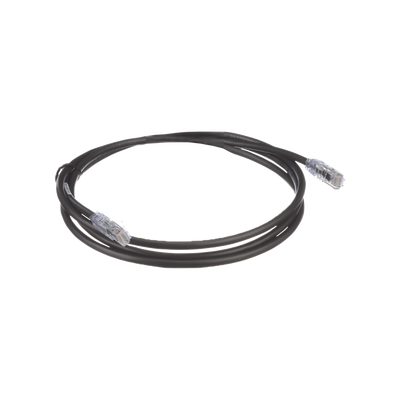 Cable de Parcheo UTP, Cat6A, 24 AWG, CM, Color Negro, 5ft